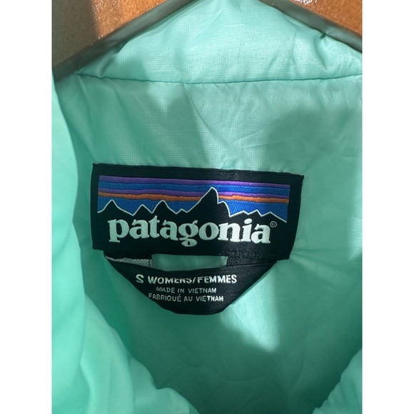 Patagonia Nano Puff Jacket Women Size Small Teal Full Zip 84217 Puffer Primaloft - Picture 3 of 9